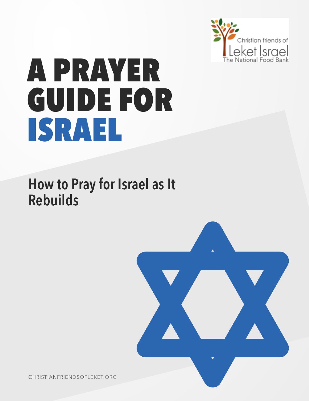 A Prayer Guide for Israel - cover